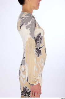 Hanane arm casual dressed floral wrap dress sleeve upper body…